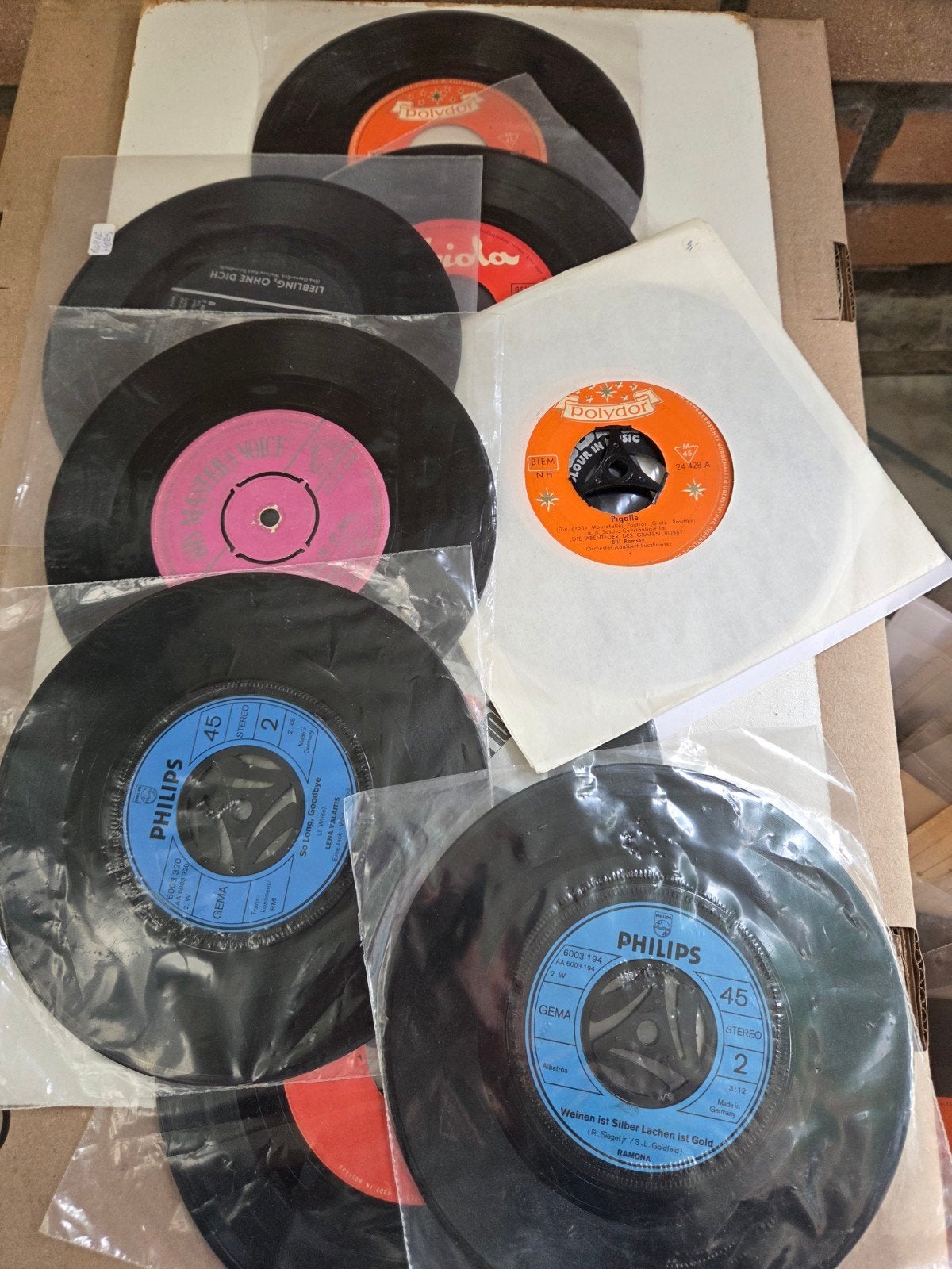 Vinyl singles  ( Duitstalig ), Ophalen of Verzenden, Gebruikt, Pop