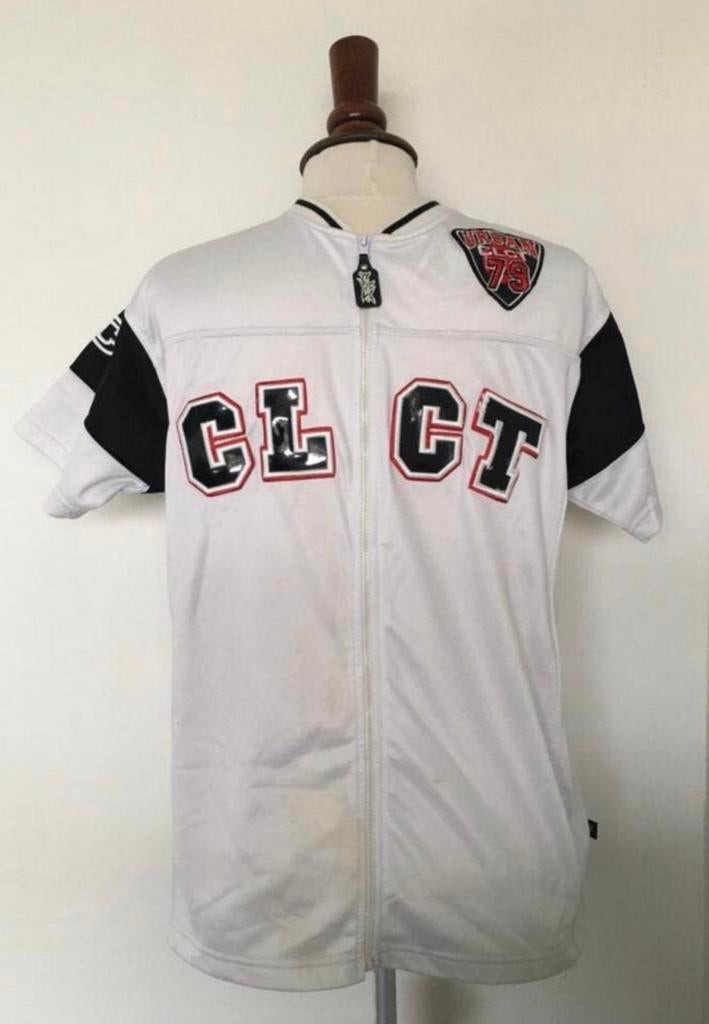 Urban CLCT 79 T-shirt met rits - Wit/Zwart/Rood, Ophalen of Verzenden, Zo goed als nieuw, Jongen, Shirt of Longsleeve