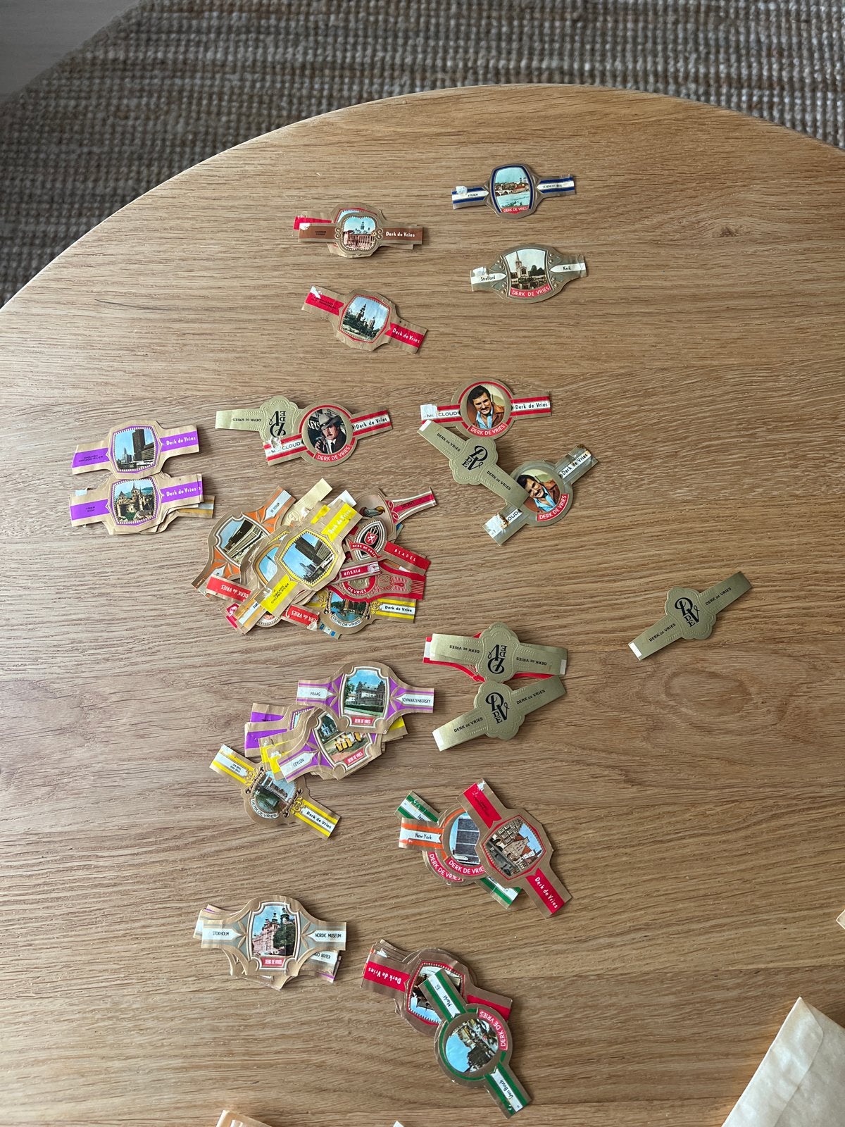 Verzameling van sigarenbandjes, Verzamelen, Overige Verzamelen, Ophalen of Verzenden, Gebruikt