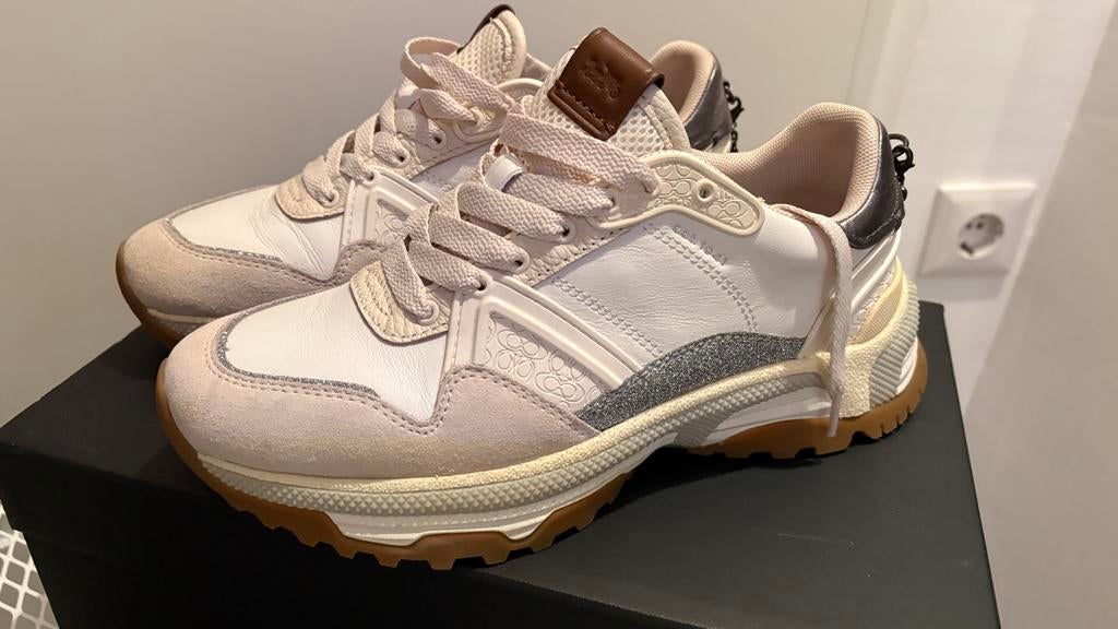 Coach c143 sneakers maat 37,5 - Zo goed als nieuw, Kleding | Dames, Schoenen, Ophalen of Verzenden, Zo goed als nieuw, Sneakers of Gympen