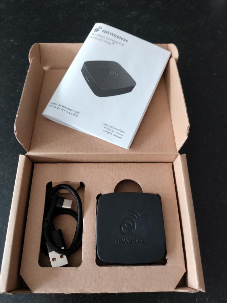 AAWireless Wireless Dongle voor Android Auto, Auto diversen, Auto-accessoires, Zo goed als nieuw, Ophalen of Verzenden