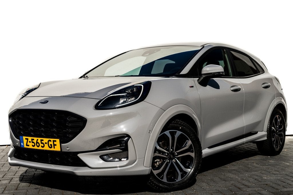 Ford Puma 1.0 125PK EcoBoost Hybrid ST-Line Vignale | Automa, 125 pk, Met garantie (alle), Leder en Stof, 665 kg