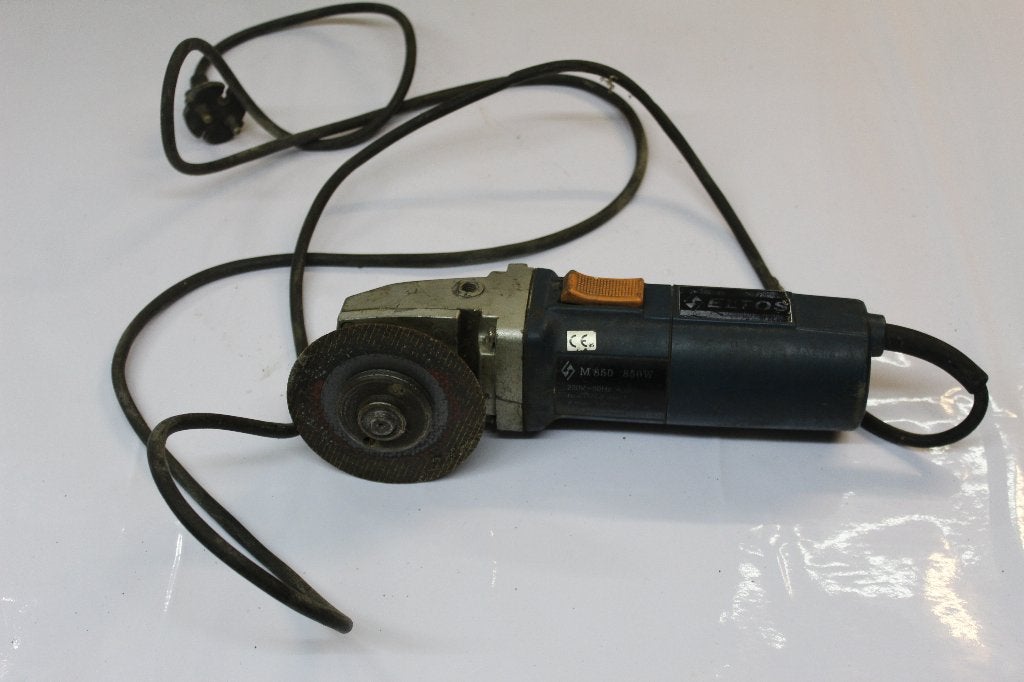 Eltos 850W Haakse Slijpmachine - Gebruikt, Ophalen of Verzenden, Gebruikt, 700 tot 1000 watt, Haakse handslijpmachine