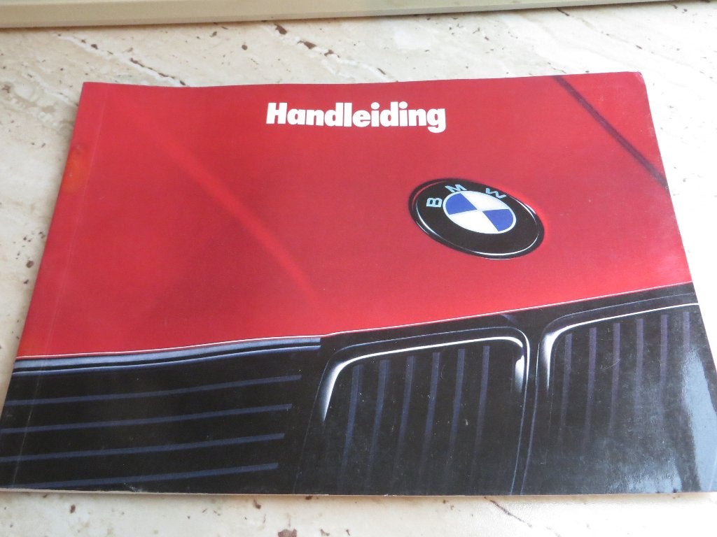 Instructieboek BMW 3-serie E30 1988 +325iX + Cabrio +Touring, Ophalen of Verzenden