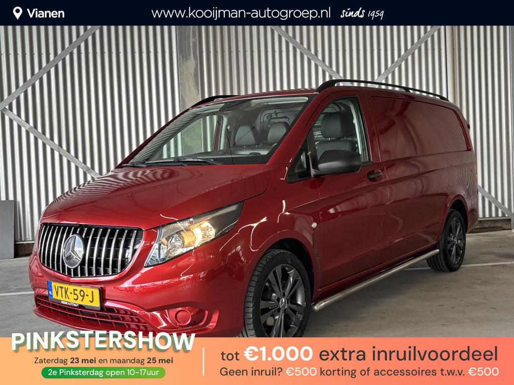 Mercedes-Benz Vito 116 CDI Lang AppleCarPlay, TreeplankenAut, Auto's, Bestelauto's, Keurmerk '100% Onderhouden', Gebruikt, Euro 6