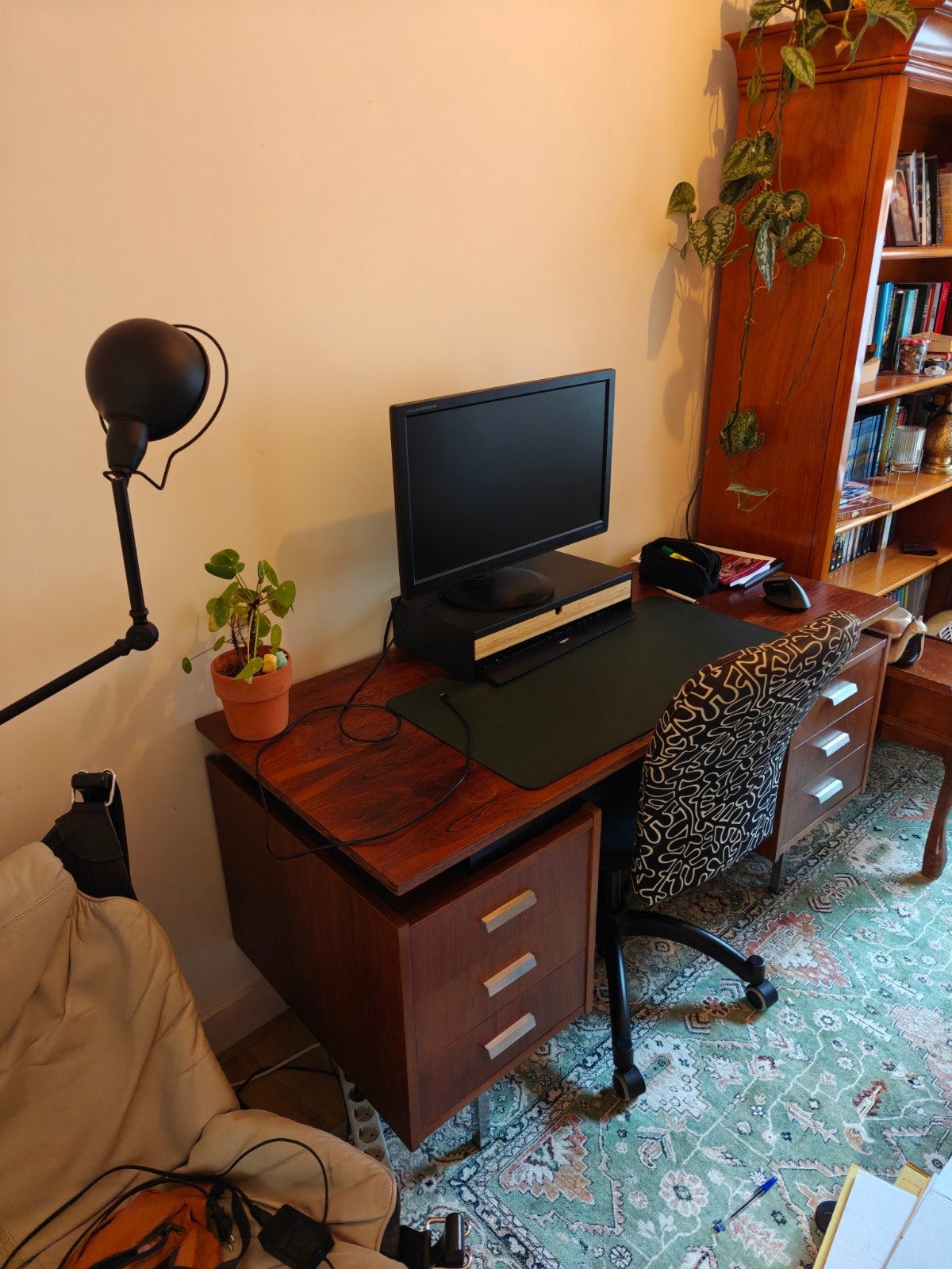 Mid Century bureau, Huis en Inrichting, Ophalen, Gebruikt