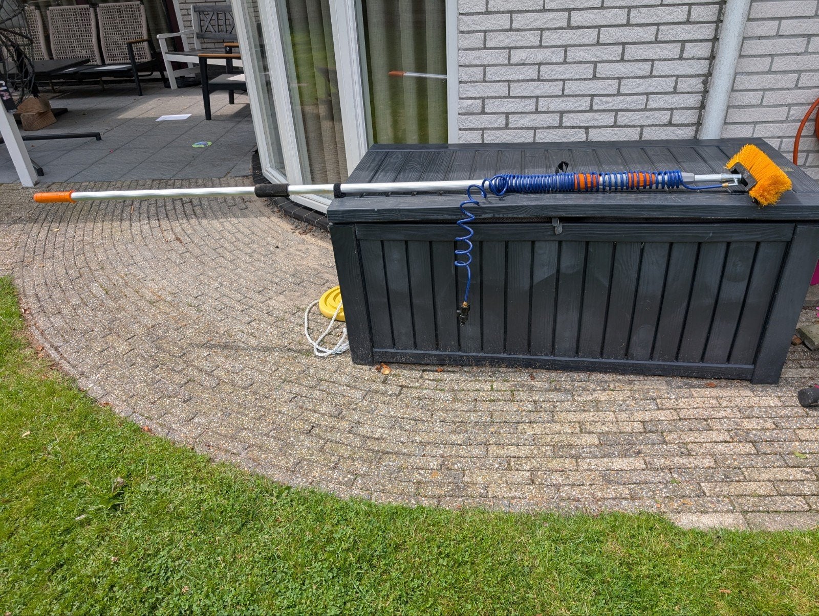 Wasborstel telescoop, Ophalen, Zo goed als nieuw