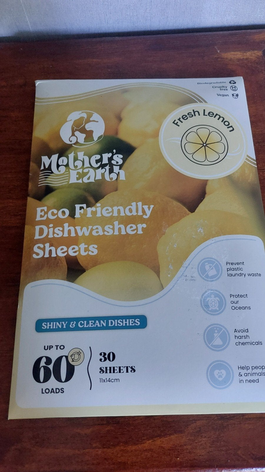 Mother's Earth Eco Friendly Vaatwasser Sheets Citroen, Ophalen of Verzenden
