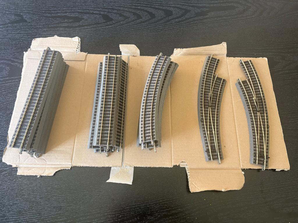 Piko H0 Rails en Wissels - Diverse Spoorstukken, Gebruikt, Gelijkstroom, Rails, Piko