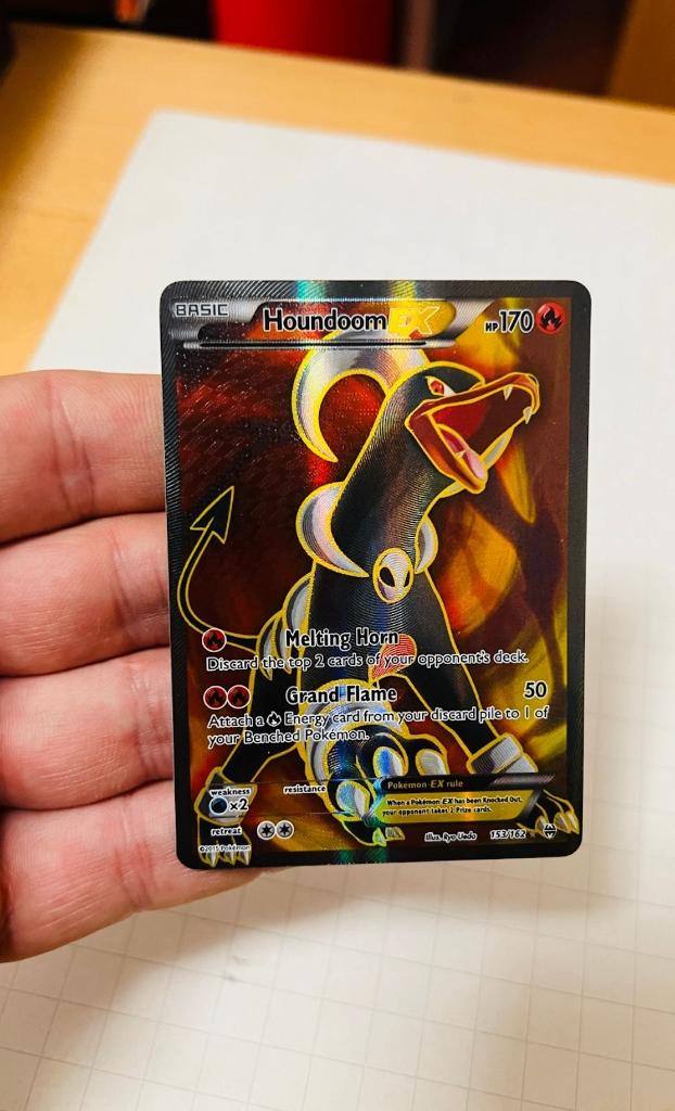 Houndoom Ex 153/162 Holo BREAKthrough Pokemon, Verzenden, Zo goed als nieuw, Losse kaart, Foil