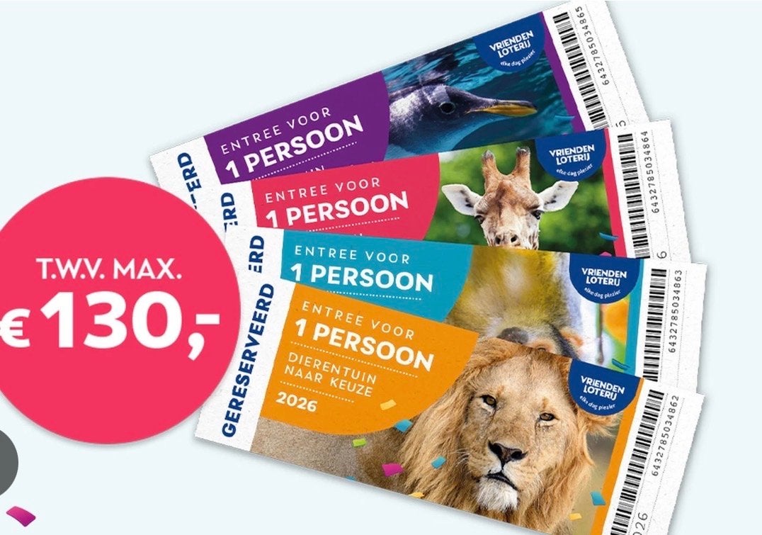 Wildlands emmen 4 kaarten, Tickets en Kaartjes, Recreatie | Dierentuinen, Drie personen of meer, Dierentuinbon