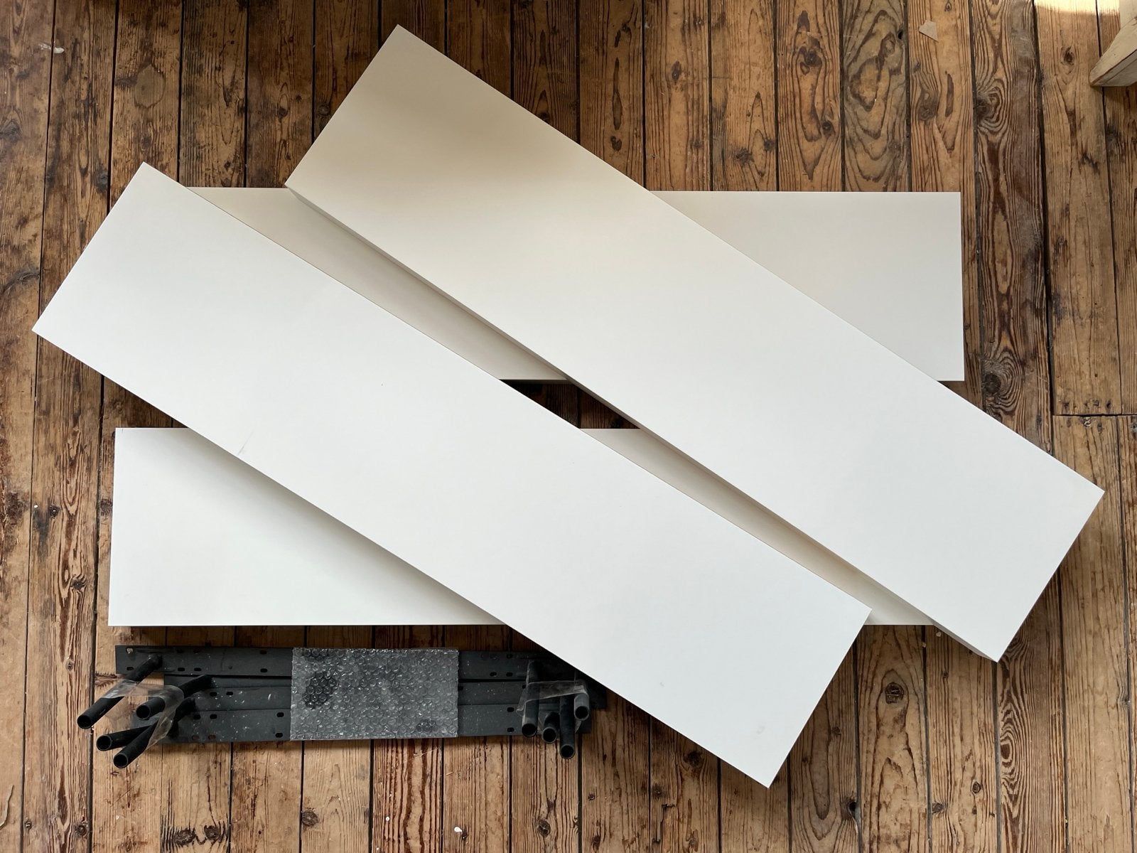 4x IKEA LACK wandplank wit 110x26 cm zwevend, Ophalen, Gebruikt