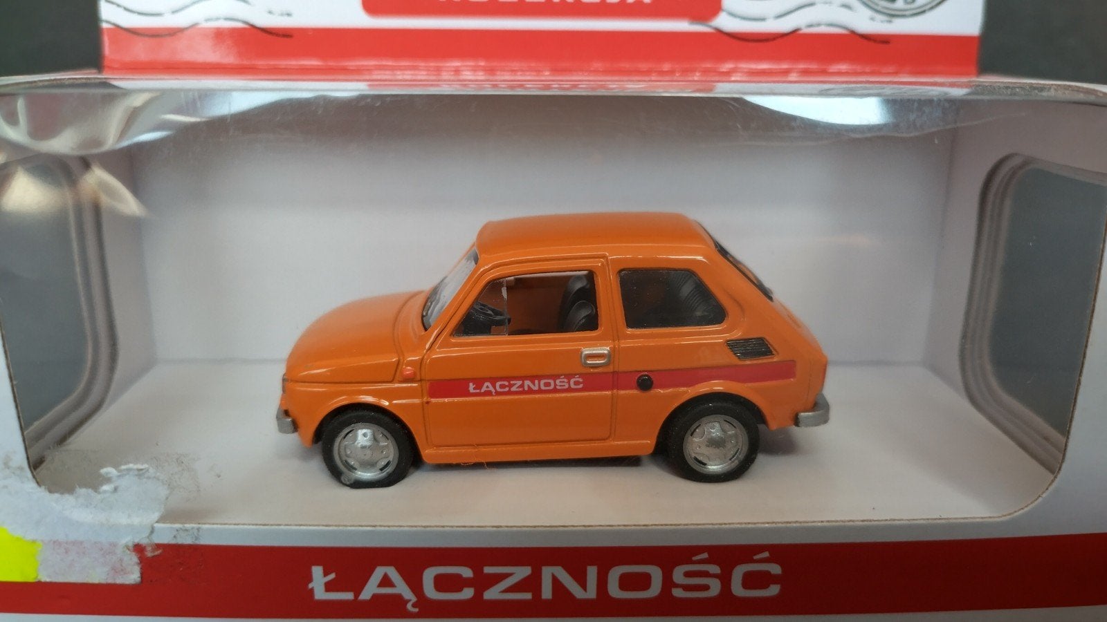 Fiat 126 P Polski Lacznosc 1:43 motoryzacja, Overige merken, Auto, Verzenden, .