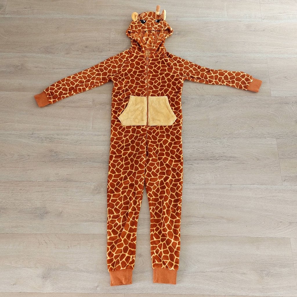 Onesie giraffe, Ophalen of Verzenden, Zo goed als nieuw, 146 t/m 152, Jongen of Meisje