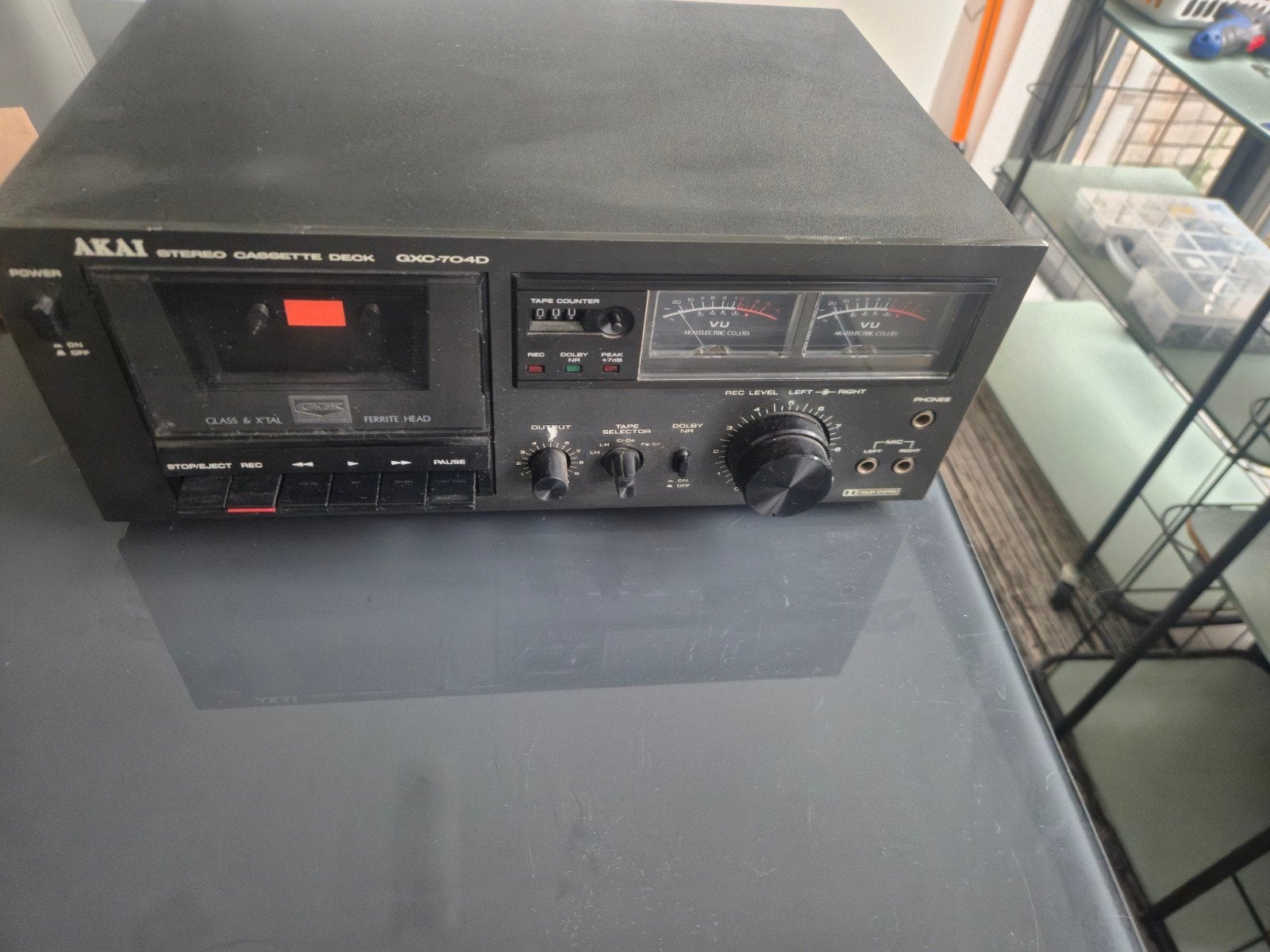 akai GXC-704D casette deck, Audio, Tv en Foto, Cassettedecks, Ophalen of Verzenden