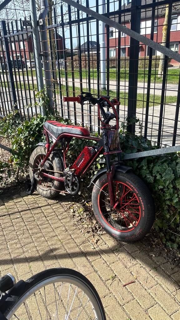 Fatbike 40a 48v 2300w custom, dm voor specs!, Ophalen, Gebruikt, 50 km per accu of meer, Overige merken