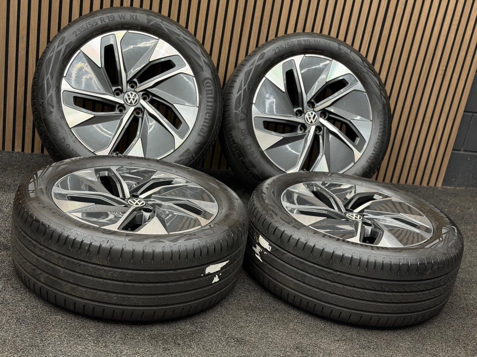 Originele 19 inch VW ID.4 ID.5 Hamar 5x112 Continental ZOMER, Auto-onderdelen, Banden en Velgen, ., Banden en Velgen, 235 mm, .