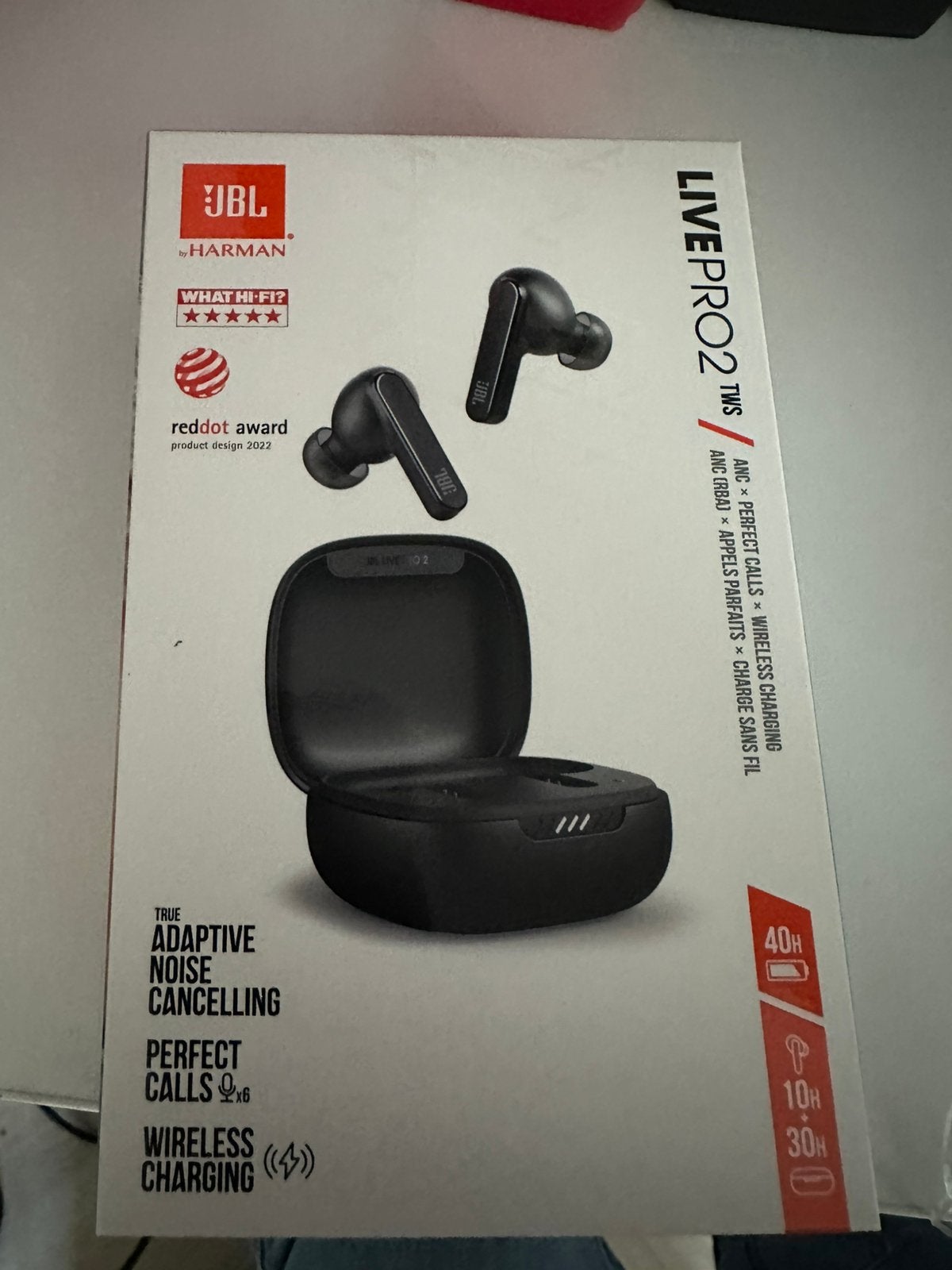VASTE PRIJS jbl live pro2 tws zwart, Ophalen, Nieuw