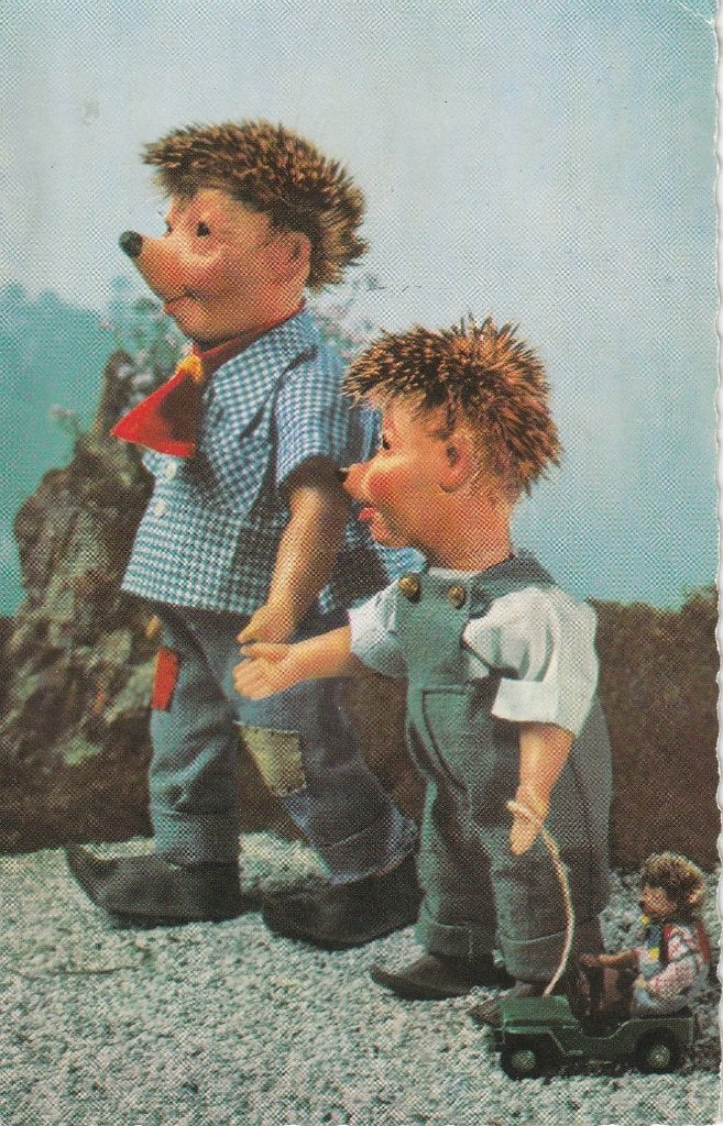 MECKI DE EGEL UIT 1961 ZEER MOOIE OUDE KAART KN918, Ophalen of Verzenden, 1960 tot 1980, Gelopen, Overige thema's