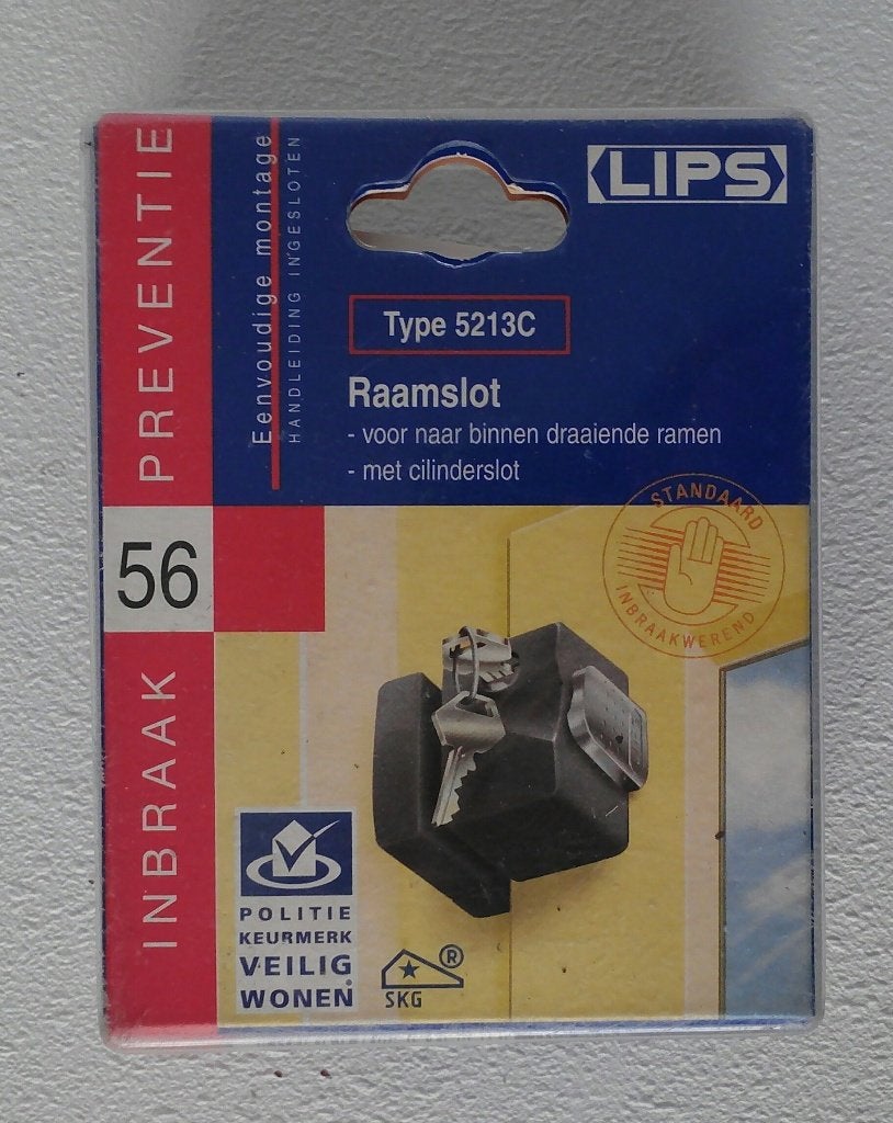 Lips 5213 raamslot * nieuw *, Ophalen of Verzenden, Nieuw, Slot
