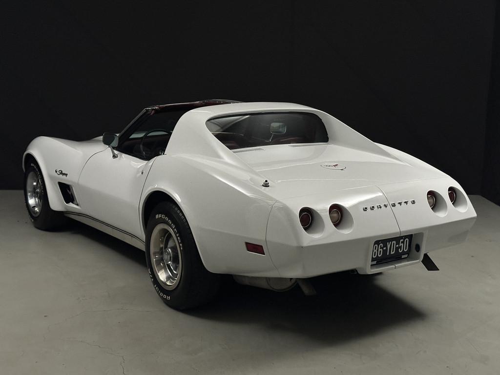 Chevrolet Corvette STINGRAY 5.7 V8 350 Ci 4 Speed Handgescha, Chevrolet, Wit, Leder, Bedrijf