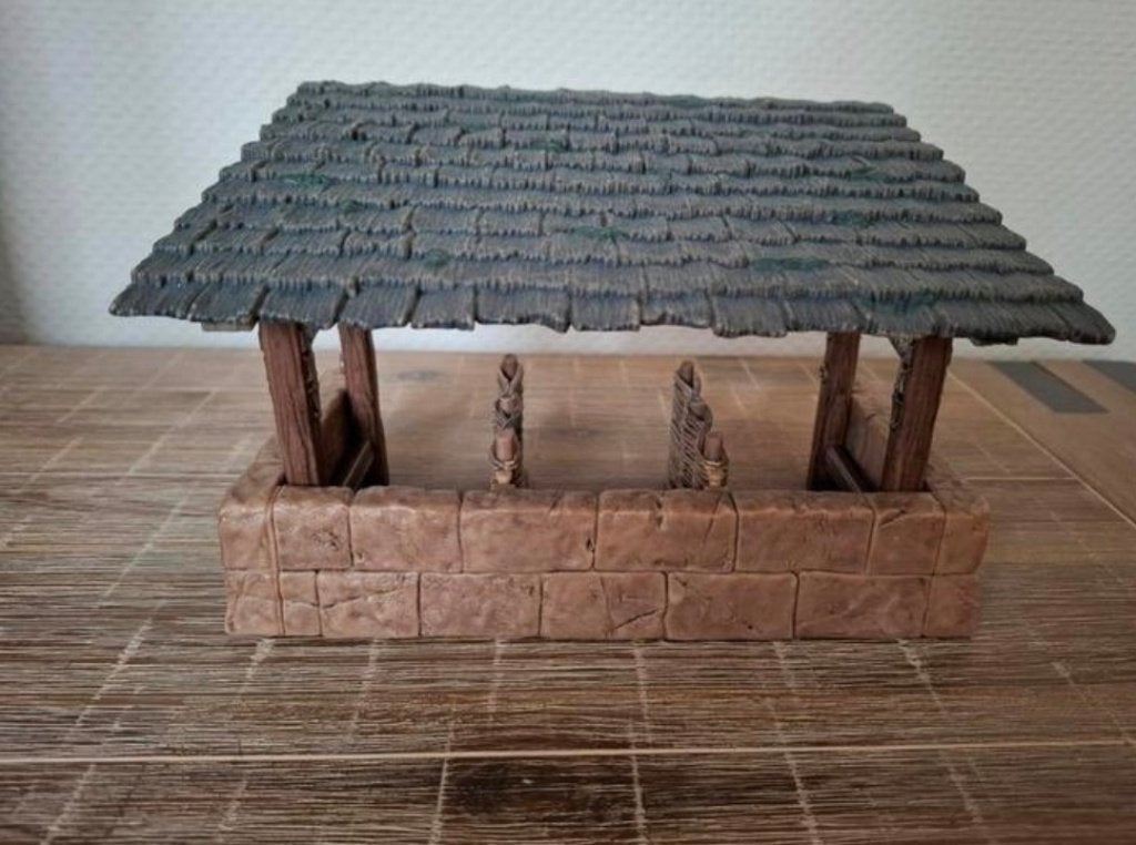 Schleich 42030 kasteel ridder stal / schuilstal, Ophalen of Verzenden, Zo goed als nieuw