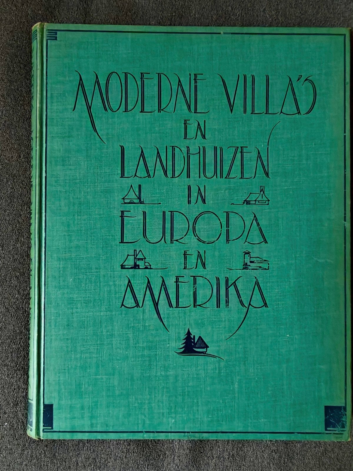Moderne Villa's en Landhuizen in Europa en Amerika (1930), Boeken, Ophalen of Verzenden, Gelezen, Stijl of Stroming