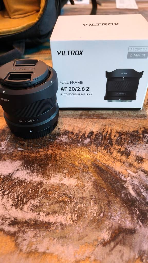 Nikon Z-mount lens Viltrox 20mm f/2.8 zo goed als nieuw, Ophalen, Zo goed als nieuw