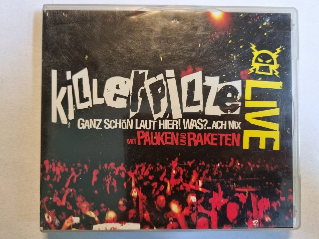 CD+DVD Killerpilze - Mit Rauken Und Paketen Live (2007), Gebruikt, Live-album, Alternative Rock, Inclusief boekje