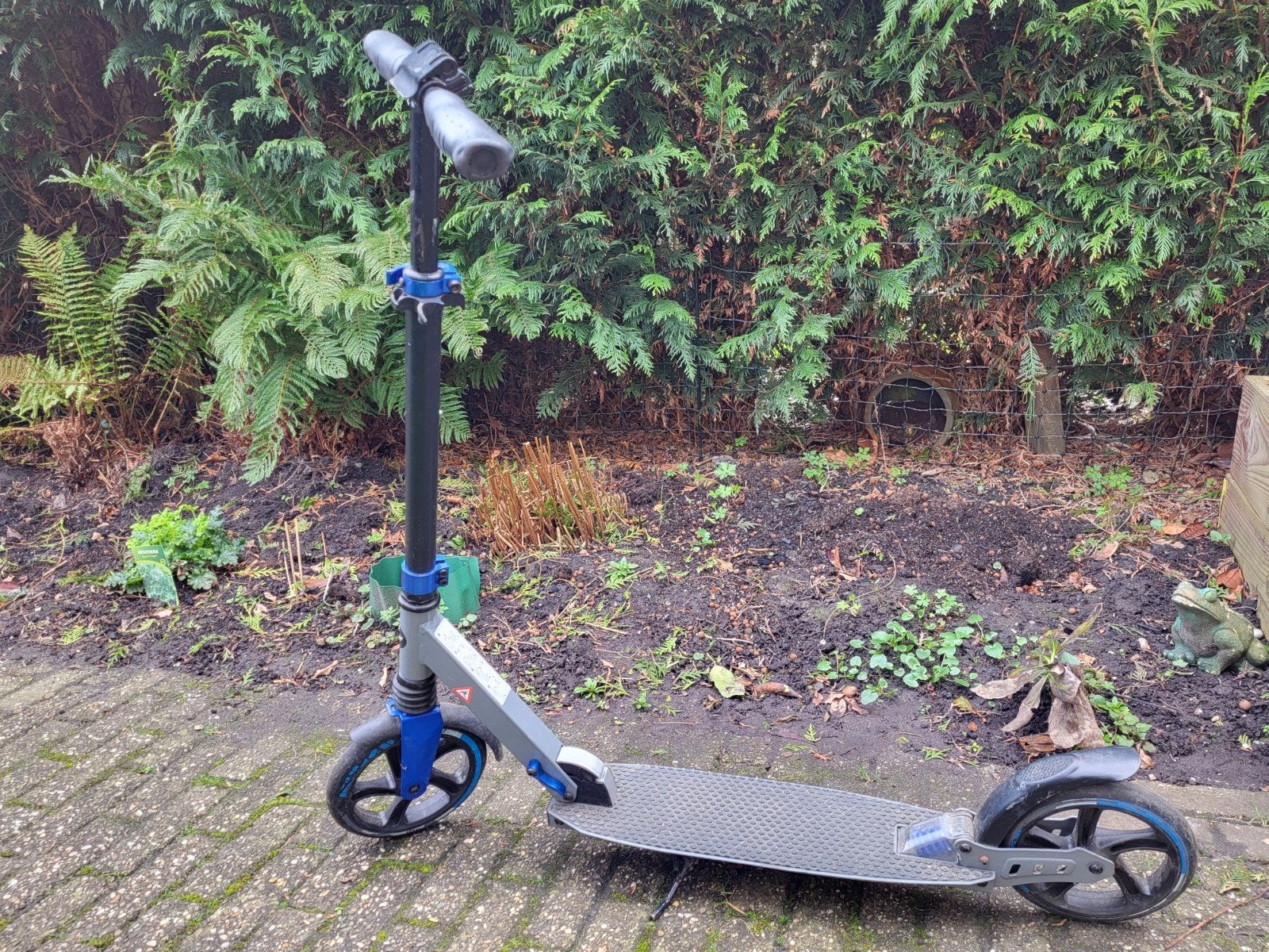 Crivit inklapbaar step grijs blauw, Fietsen en Brommers, Steps, Ophalen, Gebruikt, Gewone step