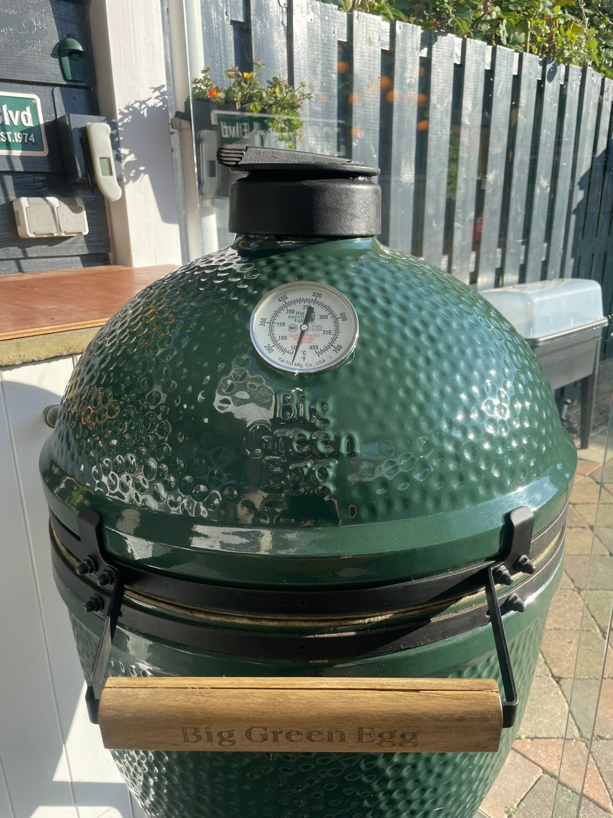 Big Green Egg large l, Ophalen, Zo goed als nieuw
