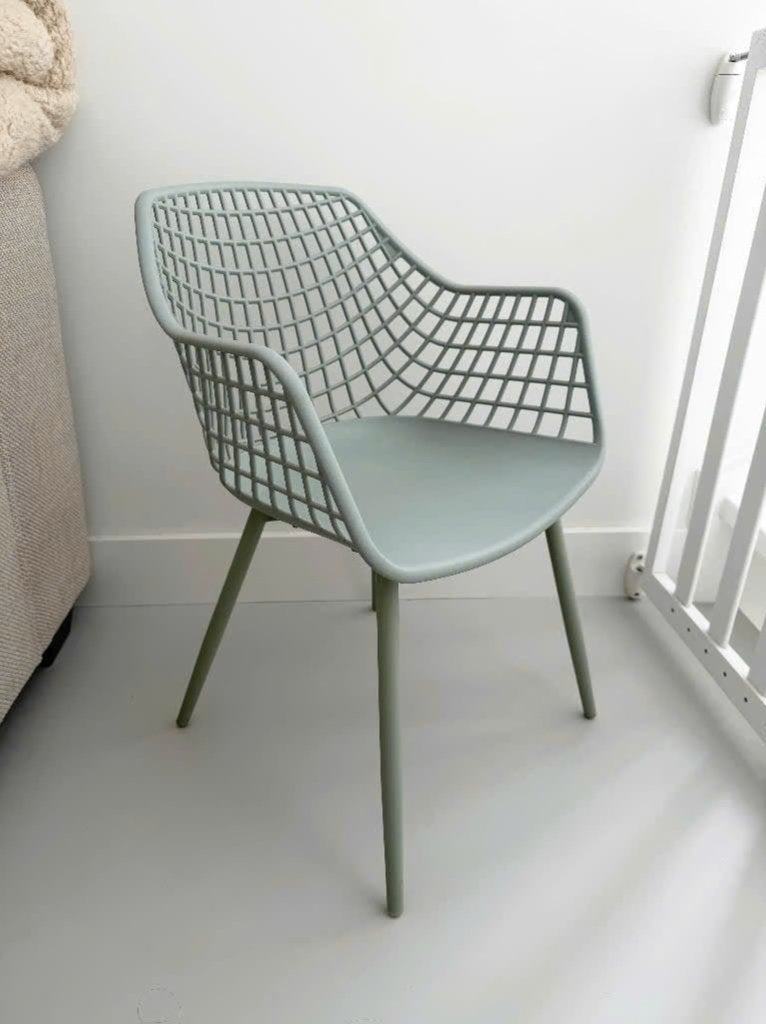 Kwantum Webbing kinder tuinstoel kinderstoel groene stoel, Tuin en Terras, Tuinstoelen, Ophalen, Gebruikt, Kunststof