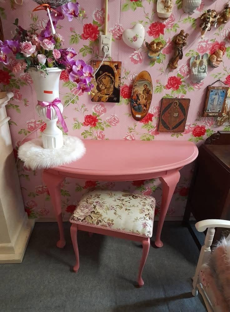Rose side tafel maan tafel, Ophalen of Verzenden