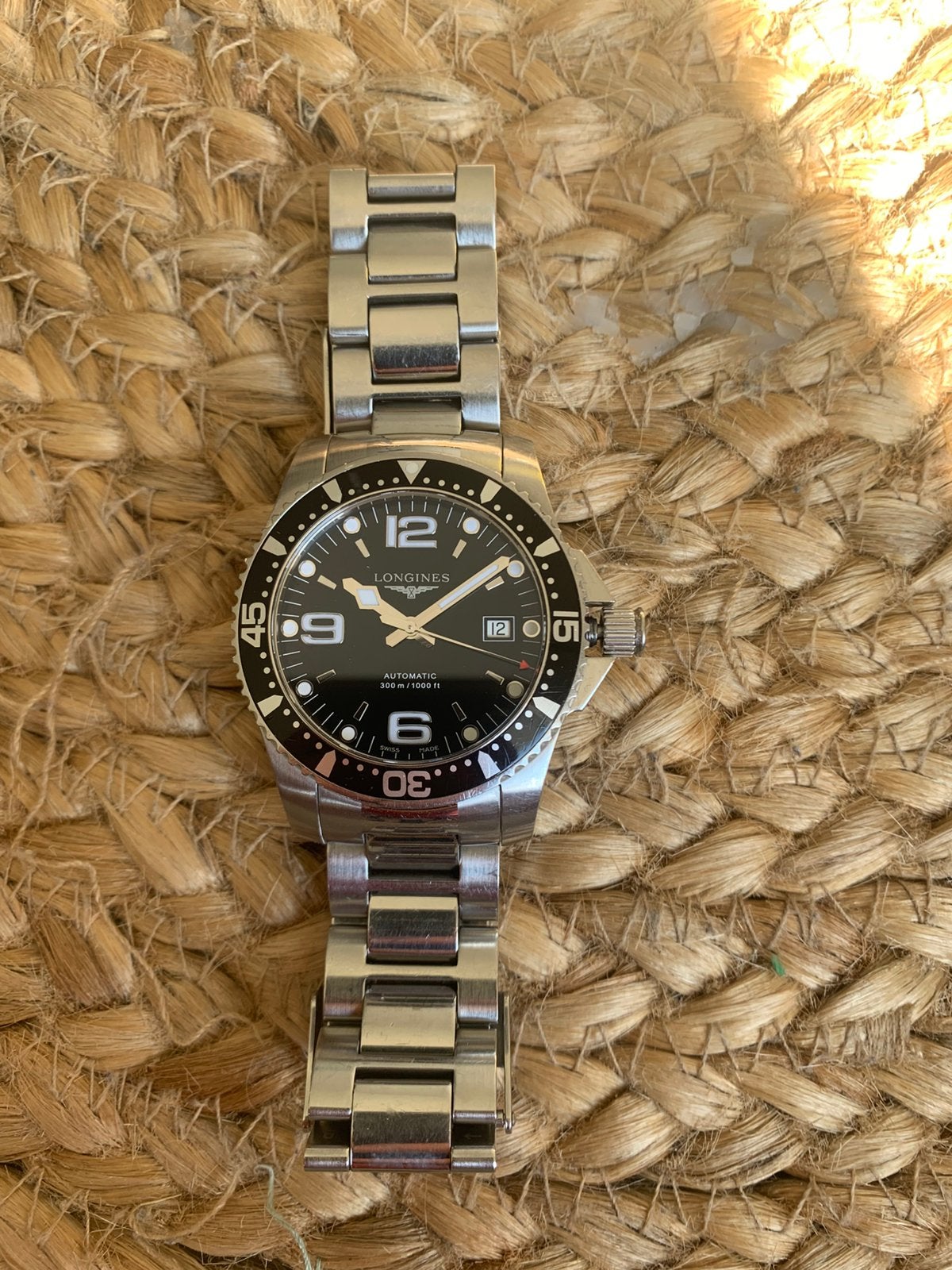 Longines HydroConquest – Ref. L3643.4 automatic, Overige merken, Staal, Gebruikt, Staal