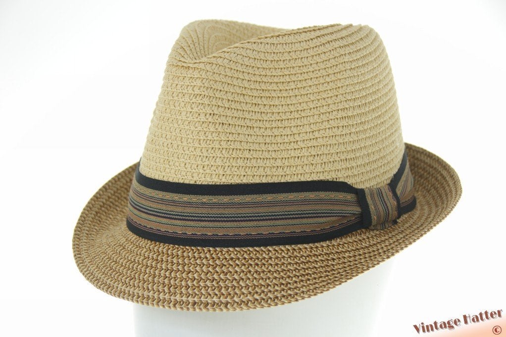 Zomer trilby beige bruin 2 soorten 55 t/m 61 nieuw stelbaar, Ophalen of Verzenden, Nieuw, One size fits all, Hoed