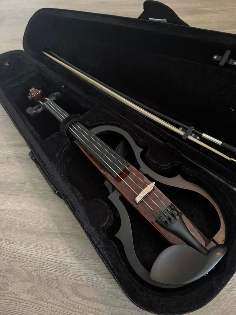 Elektrische viool 4/4, Muziek en Instrumenten, Ophalen, Nieuw, 4/4-viool, Met koffer