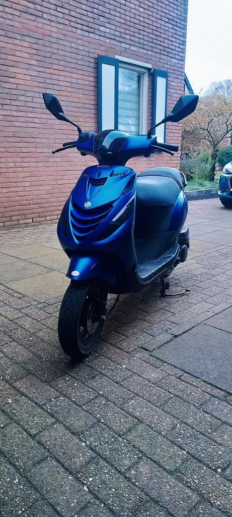 Piaggio zip kappenset blauw, Gebruikt, Overige modellen, Ophalen of Verzenden, Benzine