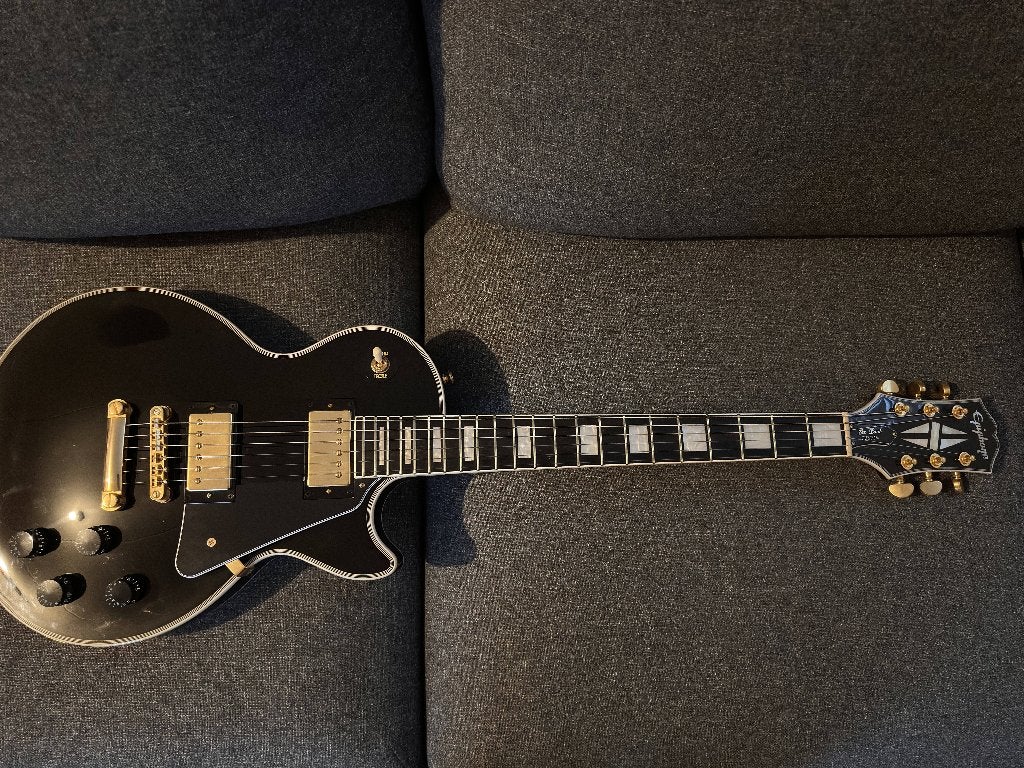 Epiphone Les Paul Custom, Muziek en Instrumenten, Ophalen, Zo goed als nieuw, Solid body, Epiphone