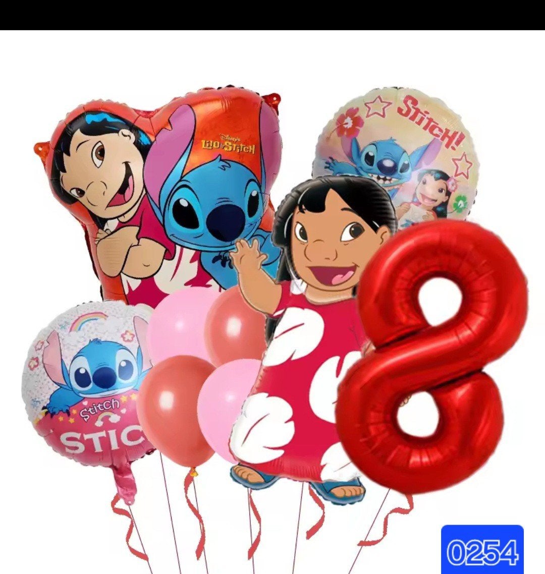 Lilo & Stitch Verjaardagsballonnen Set - Nieuw, Ophalen, Nieuw, Versiering, Verjaardag