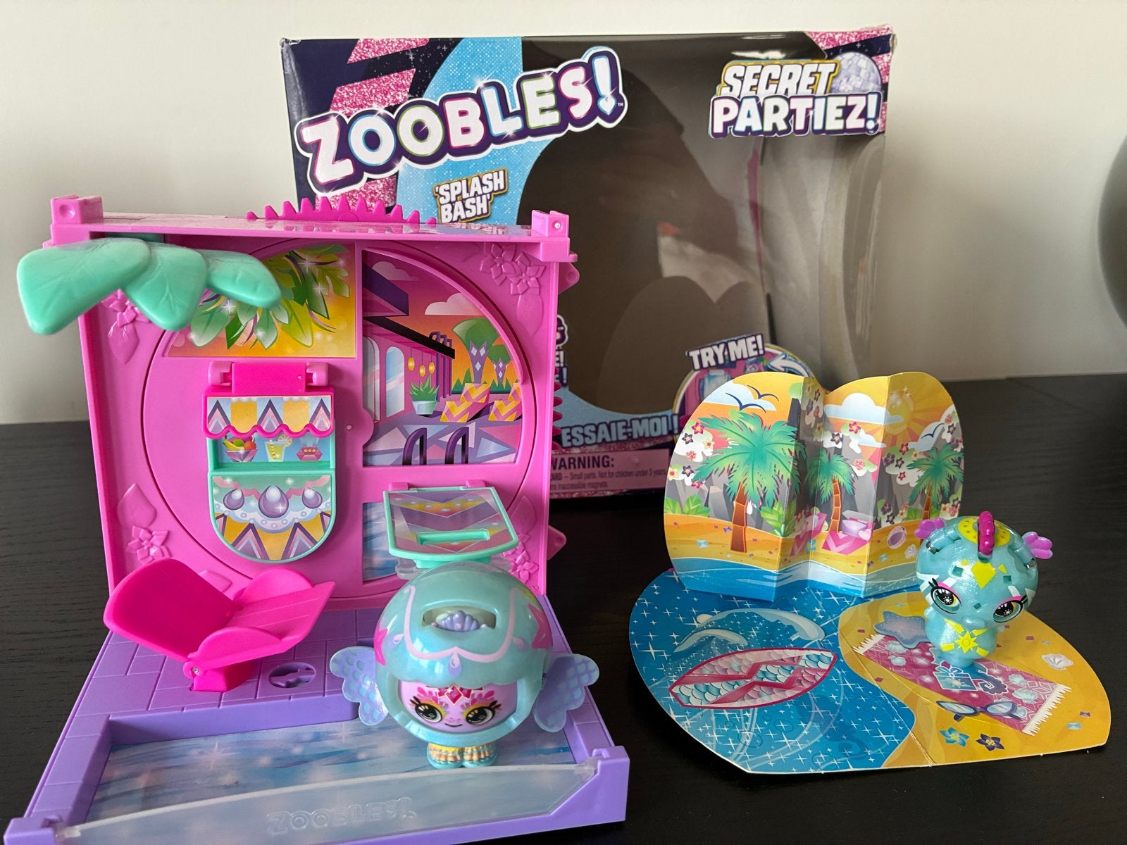 Zoobles Splash Bash Kinderspeelset ZGAN, Kinderen en Baby's, Speelgoed | Overig, Ophalen of Verzenden, Zo goed als nieuw, Meisje