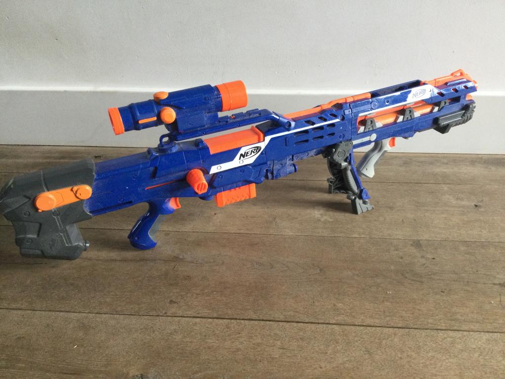 Nerf machinegeweer, Ophalen of Verzenden, Zo goed als nieuw