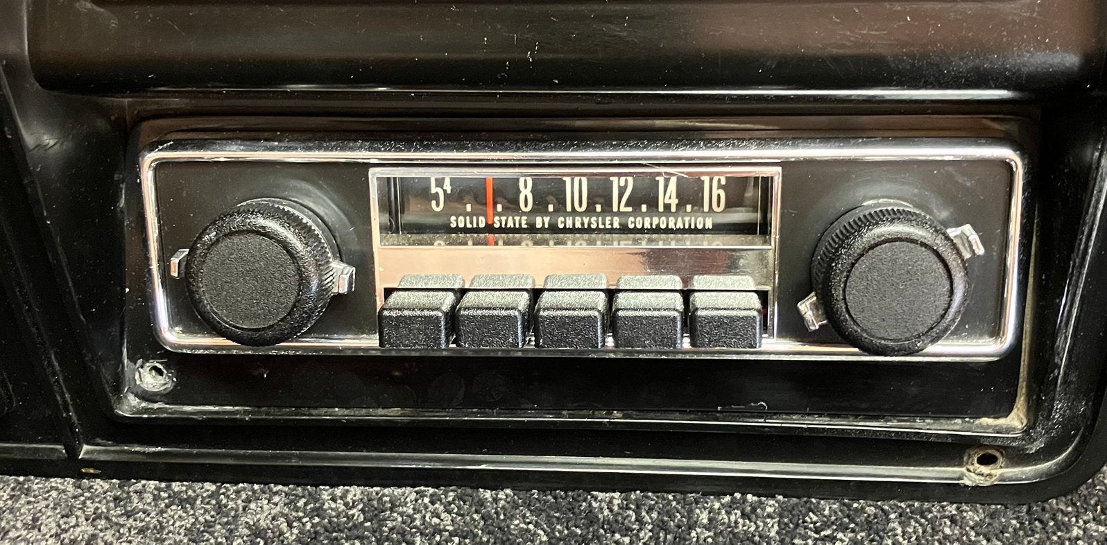 Retro autoradio, Ophalen of Verzenden, Zo goed als nieuw
