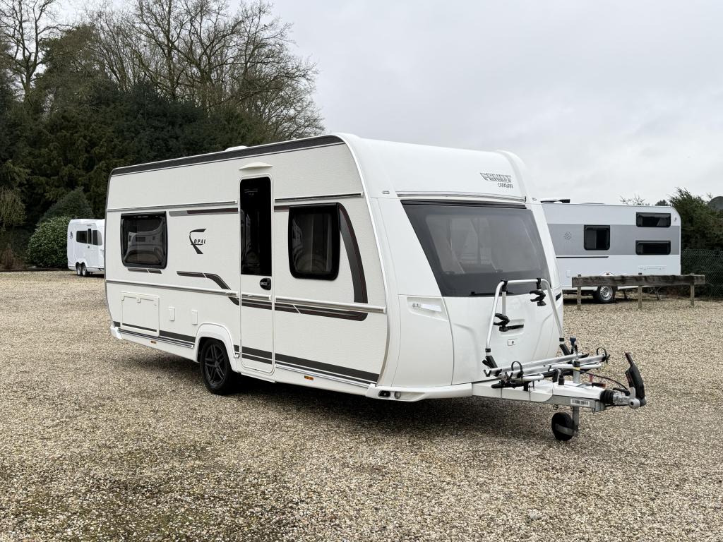 Fendt Opal 465 SFH Mover Isabella ATC Fietsdrager, Caravans en Kamperen, Rondzit, Schokbreker, Bedrijf, Overige typen