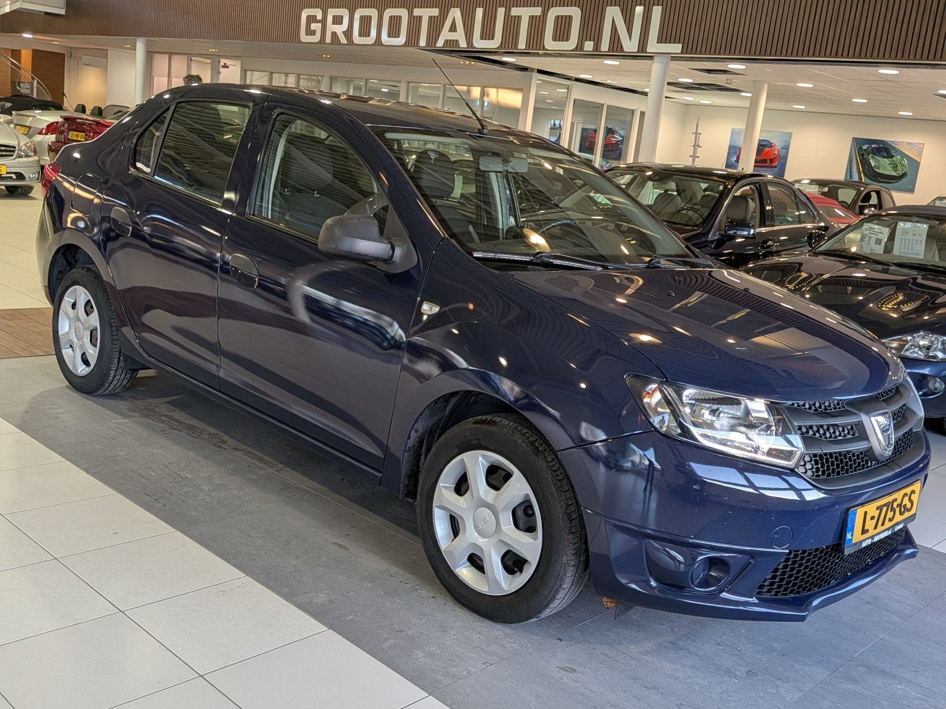 Dacia Logan 1.2 Isofix, Trekhaak, Stuurbekrachtiging, Auto's, Dacia, Voorwielaandrijving, Euro 5, Stof, Gebruikt