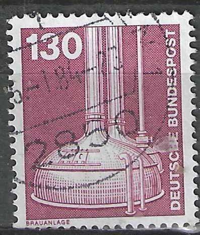 Duitsland Bundespost 1982 - Yvert 967 - Industrie (ST), Verzenden, BRD, Gestempeld