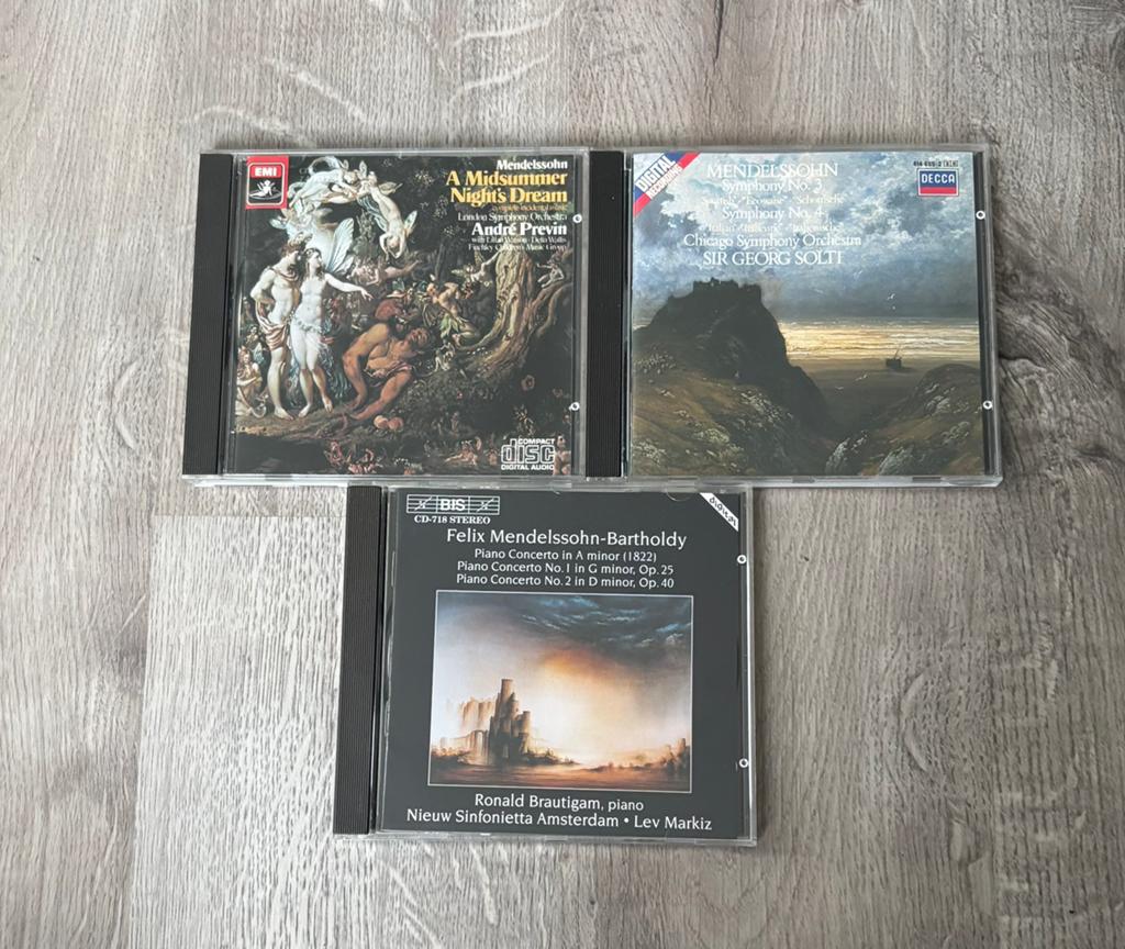 3 Felix Mendelssohn, Ophalen of Verzenden, Romantiek, Gebruikt