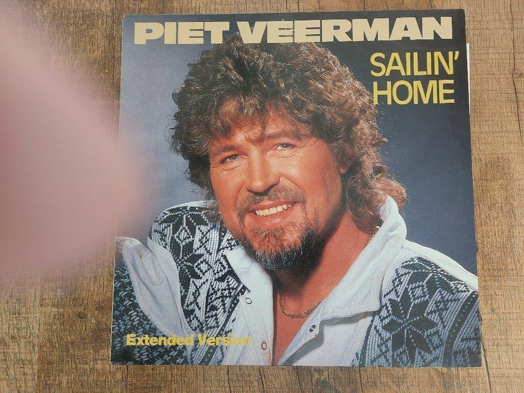 EP Piet Veerman / Sailin home (1987), Gebruikt, Pop, Ophalen of Verzenden, EP