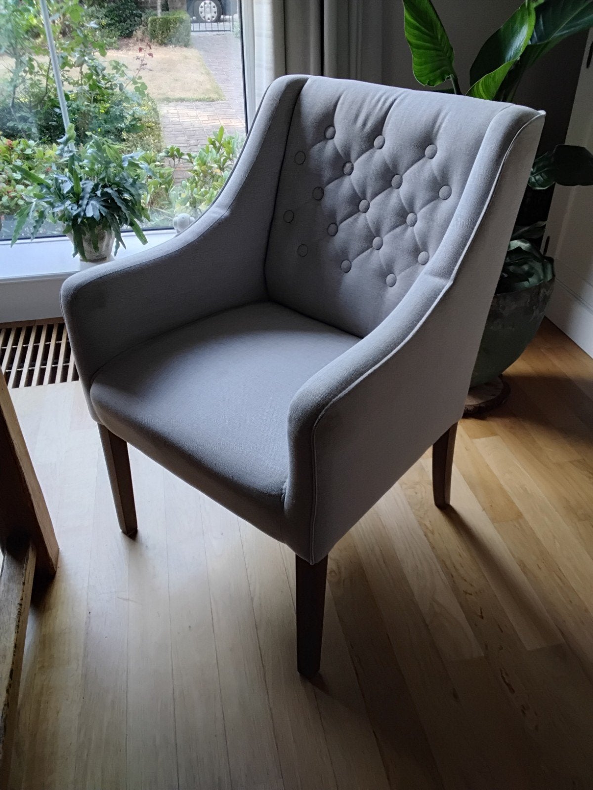 6 Alberto eetkamerstoelen - Inari 22 creme, Ophalen