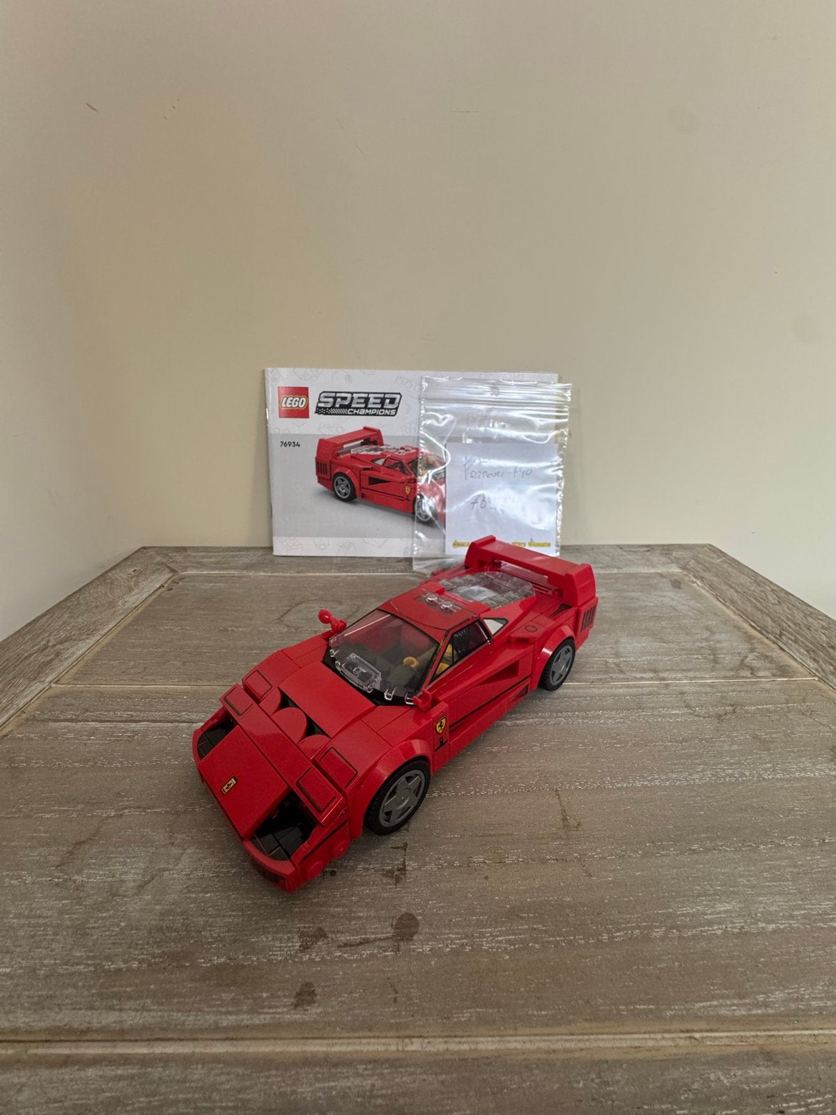 Lego Speed Champions Ferrari F40 Competizione 76934, Ophalen, Zo goed als nieuw
