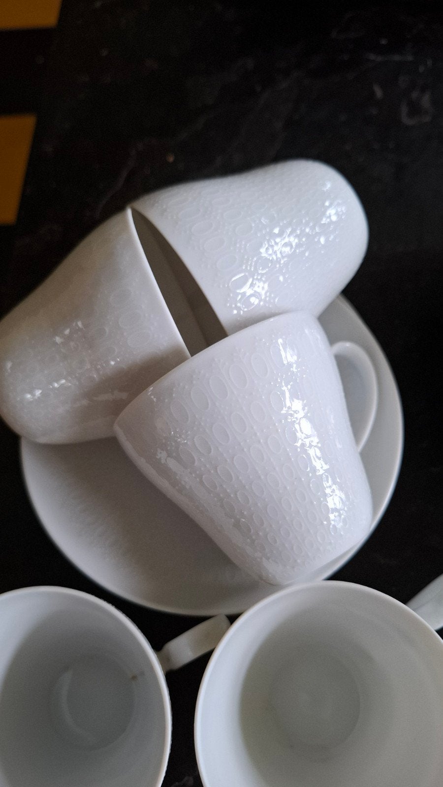Rosenthal 5x thee kopje en schotel, Ophalen of Verzenden, Porselein, Overige stijlen, Kop(pen) en/of Schotel(s)